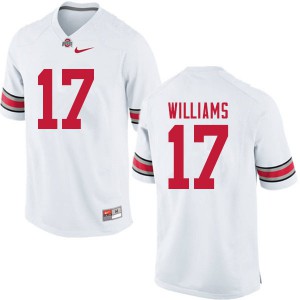Mens Ohio State #17 Alex Williams White Stitched Jerseys 130125-648