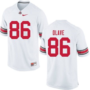 Men OSU #86 Chris Olave White Football Jersey 160578-674