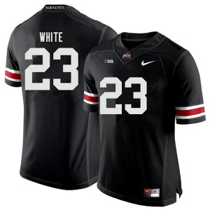 Mens Ohio State #23 De'Shawn White Black Football Jersey 856573-988