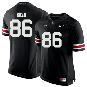 Men's Ohio State Buckeyes #86 Gage Bican Black Stitched Jersey 435510-923