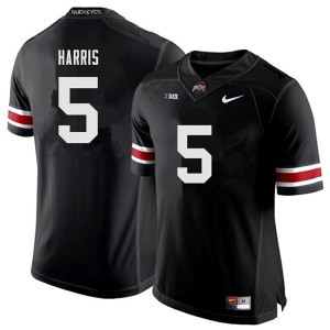 Men's Ohio State Buckeyes #5 Jaylen Harris Black Player Jersey 243395-387