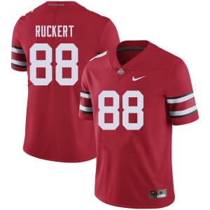 Men Ohio State #88 Jeremy Ruckert Red Embroidery Jerseys 996026-153