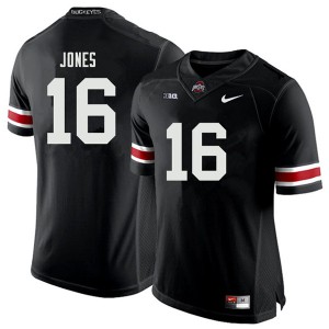 Men's Ohio State #16 Keandre Jones Black Stitched Jerseys 295836-562