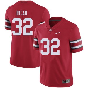 Men Ohio State #32 Luciano Bican Red Official Jersey 841241-930