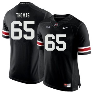 Men Ohio State #65 Phillip Thomas Black Stitched Jersey 129951-570