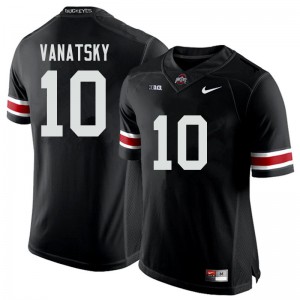 Men Ohio State Buckeyes #10 Danny Vanatsky Black Stitched Jersey 258140-174