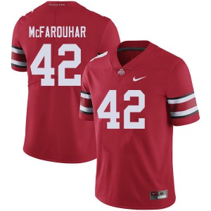 Men Ohio State #42 Lloyd McFarquhar Red Official Jersey 280598-423