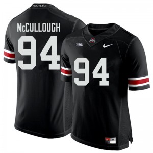 Men's Ohio State Buckeyes #94 Roen McCullough Black College Jersey 490181-884