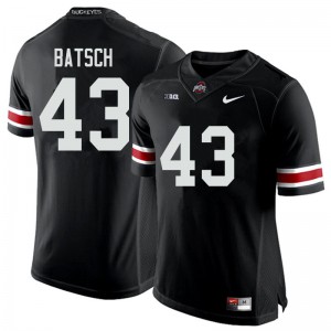 Men OSU #43 Ryan Batsch Black Stitched Jersey 547400-493