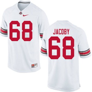 Mens Ohio State Buckeyes #68 Ryan Jacoby White Alumni Jersey 353748-445