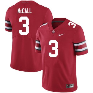 Men Ohio State #3 Demario McCall Scarlet NCAA Jersey 384142-399