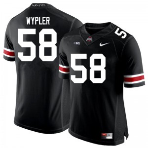 Mens Ohio State #58 Luke Wypler Black Stitch Jersey 382826-347