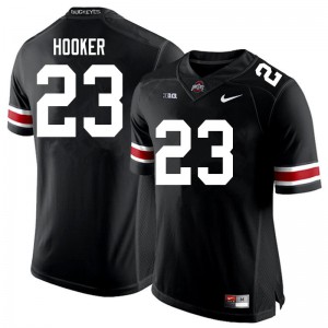 Men Ohio State #23 Marcus Hooker Black Alumni Jersey 741450-727
