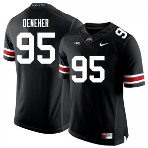 Mens Ohio State Buckeyes #95 Jack Deneher Black College Jerseys 437627-824