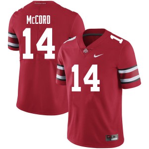 Mens Ohio State #14 Kyle McCord Red Stitch Jerseys 621847-928