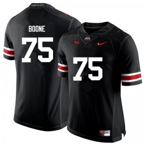 Mens Ohio State Buckeyes #75 Alex Boone Black Game Stitched Jerseys 311987-202