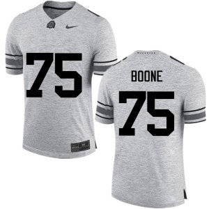 Mens Ohio State #75 Alex Boone Gray Game Player Jerseys 281489-760