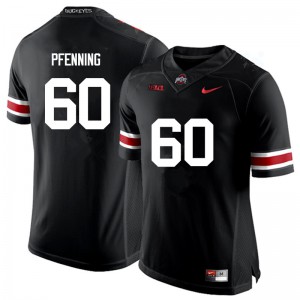 Men Ohio State #60 Blake Pfenning Black Game Player Jersey 402477-318