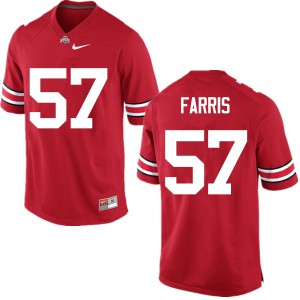Men's Ohio State Buckeyes #57 Chase Farris Red Game NCAA Jerseys 328701-649