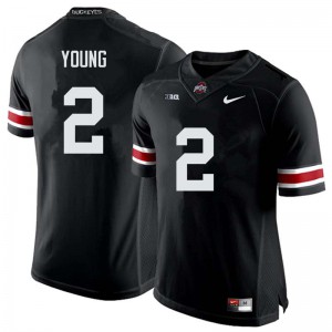 Mens OSU Buckeyes #2 Chase Young Black Official Jerseys 816675-971