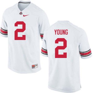 Men's Ohio State #2 Chase Young White Stitch Jersey 665341-239