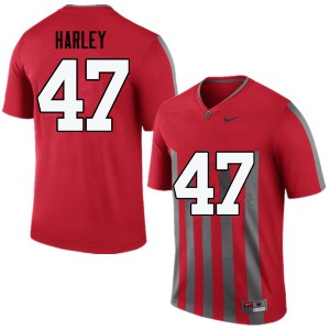 Mens Ohio State #47 Chic Harley Throwback Game NCAA Jerseys 200598-557