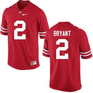 Men OSU Buckeyes #2 Christian Bryant Red Game Stitched Jerseys 728402-966