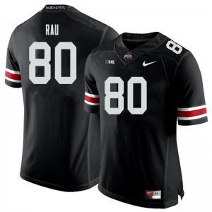 Mens Ohio State #80 Corey Rau Black Stitched Jersey 374747-585