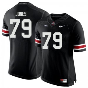 Mens Ohio State #79 Dawand Jones Black Football Jerseys 691636-298