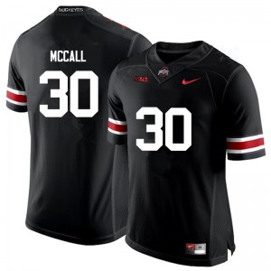 Mens Ohio State Buckeyes #30 Demario McCall Black Game Alumni Jerseys 127825-484