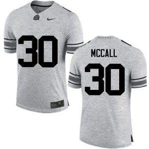 Men's Ohio State #30 Demario McCall Gray Game Stitched Jerseys 681436-379