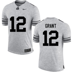 Men Ohio State #12 Doran Grant Gray Game Embroidery Jerseys 675818-126