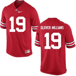Men Ohio State #19 Eric Glover-Williams Red Game University Jersey 514932-979
