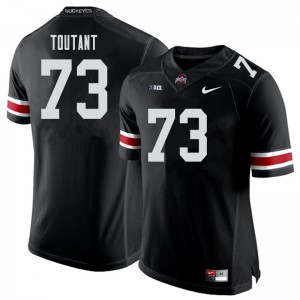 Men's Ohio State #73 Grant Toutant Black Stitched Jerseys 630172-409