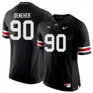 Men's Ohio State #90 Jack Deneher Black Alumni Jersey 993648-623