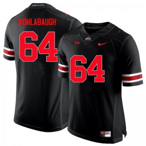 Mens Ohio State #64 Jack Wohlabaugh Black Limited Stitch Jerseys 329708-887