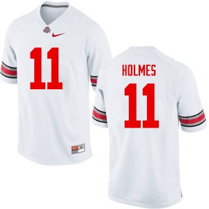 Mens OSU #11 Jalyn Holmes White Game Football Jersey 935454-914