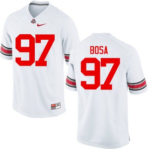 Mens Ohio State #97 Joey Bosa White Game College Jerseys 529450-968