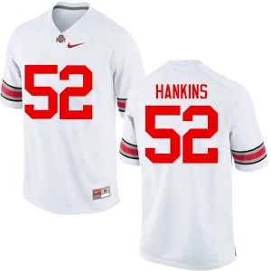 Men's Ohio State #52 Johnathan Hankins White Game Player Jersey 999464-847