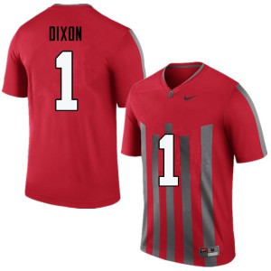 Men's Ohio State #1 Johnnie Dixon Throwback Game Player Jersey 889214-448