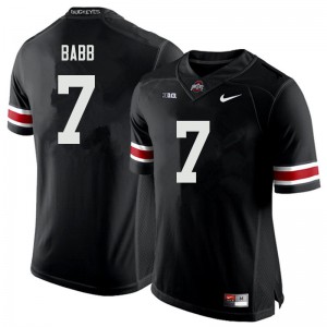 Mens Ohio State #7 Kamryn Babb Black Football Jerseys 530526-312