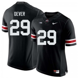 Men's Ohio State #29 Kevin Dever Black NCAA Jersey 905698-345