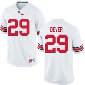 Men Ohio State #29 Kevin Dever White Stitch Jerseys 955016-735