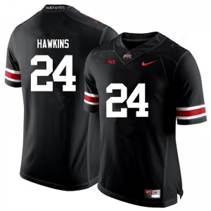 Men OSU #24 Kierre Hawkins Black Game University Jerseys 432342-850