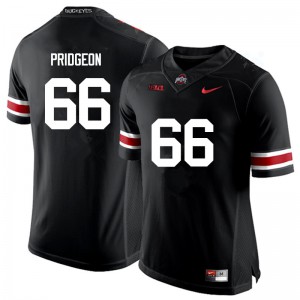 Mens OSU Buckeyes #66 Malcolm Pridgeon Black Game Football Jersey 953062-654