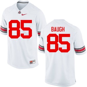 Mens Ohio State #85 Marcus Baugh White Game Stitched Jersey 468388-174