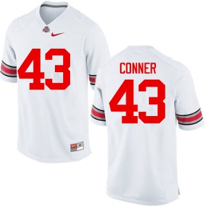 Men Ohio State #43 Nick Conner White Game Player Jersey 733702-949
