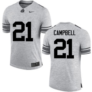 Men's Ohio State Buckeyes #21 Parris Campbell Gray Game College Jerseys 484589-900