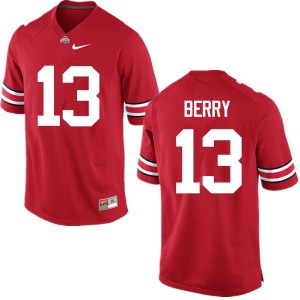 Men's Ohio State #13 Rashod Berry Red Game Stitched Jersey 826855-235
