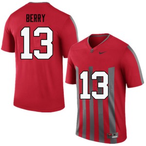 Mens Ohio State #13 Rashod Berry Throwback Game Player Jersey 559570-191